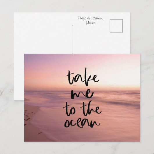 私を海 ポストカード (正面/裏面)