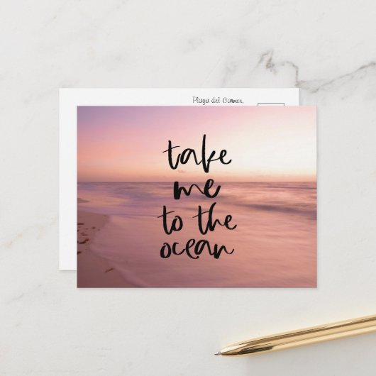 私を海 ポストカード (正面/裏面インサイチュ)