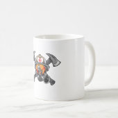私を消防士と最も重要と呼ぶ人もいる コーヒーマグカップ (正面右)