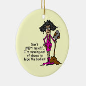 私を混乱させないでくれ セラミックオーナメント (右)