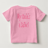 私を混乱させないでくれ ベビーTシャツ (裏面)