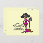 私を混乱させないでくれ ポストカード (正面/裏面)