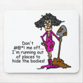 私を混乱させないでくれ マウスパッド (正面)