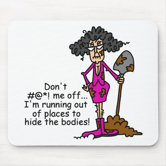 私を混乱させないでくれ マウスパッド (正面)