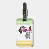 私を混乱させないでくれ ラゲッジタグ (正面縦)