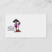 私を混乱させないでくれ 名刺 (裏面)