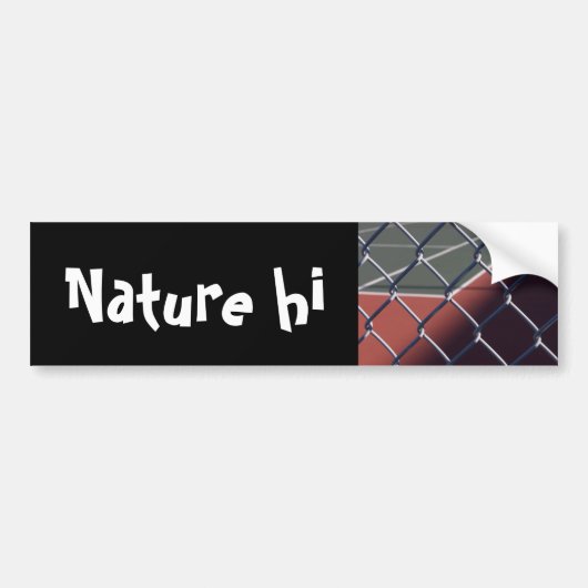 私を演じて下さい バンパーステッカー (正面)