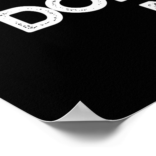 私を無視しないで 面白いアートパン 暗いBG ポスター (角)