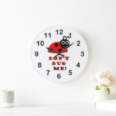 私を煩わせないで下さい ラージ壁時計 (ホーム)