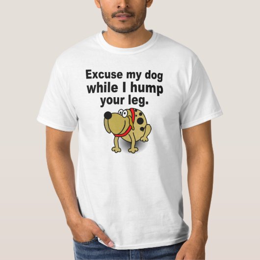 私を犬許して下さい Tシャツ (正面)