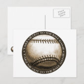 私を球技に連れて行って ポストカード (正面/裏面)