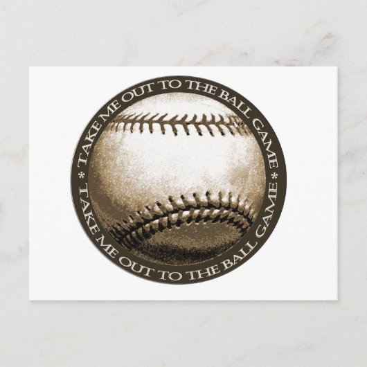 私を球技に連れて行って ポストカード (正面)