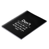 私を甘く見ない ノートブック (左側)