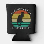 私を甘く見なさい。それがおもしろいだ 缶クーラー (裏面)