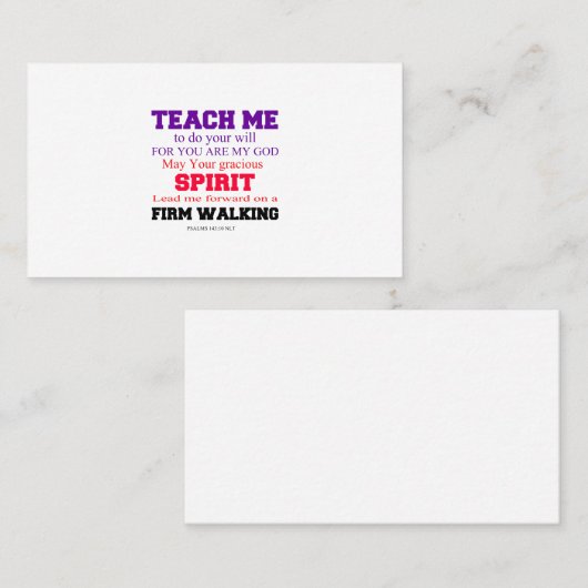 私を痛める 名刺 (正面/裏面)