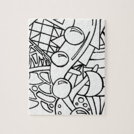 私を白黒1つ着色して下さい ジグソーパズル