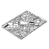 私を白黒3着色して下さい ノートブック (左側)