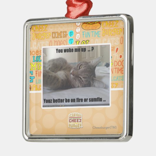 私を目覚めさせました メタルオーナメント (左)