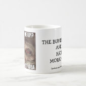 私を目覚めさせますか。 Bumblesnotのマグ コーヒーマグカップ (中央)