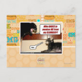 私を目覚めさせるのは誰だ? ポストカード (正面)