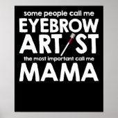 私を眉毛アーティストと呼ぶ人もいる ポスター (正面)