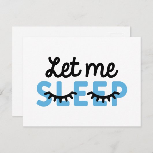 私を眠らせる ポストカード (正面/裏面)