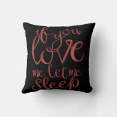 私を眠ることを許可したら私を愛すれば クッション (裏面)