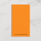 私を着色して下さい! ミニマルで上品な縦のデザイン 名刺 (裏面)