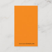 私を着色して下さい!  ミニマルで上品な縦のデザイン 名刺 (裏面)