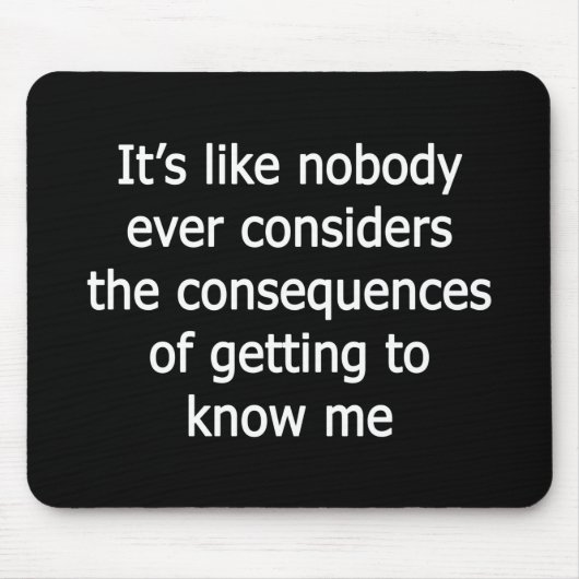 私を知る マウスパッド (正面)