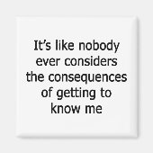 私を知る マグネット (正面)