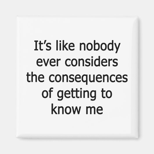 私を知る マグネット (正面)