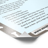 私を知る – 科学、骨格システム フォトプリント            (角)