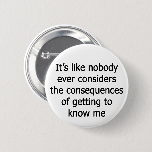 私を知る 缶バッジ (正面&裏面)