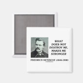 私を破壊しないニーチェは強くする マグネット (正面/裏面)