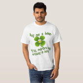 私を私のBirlthdayによってがSt PatのB'dayここにあるビール買って下さい Tシャツ (正面フル)