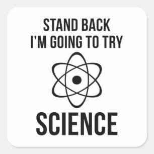 私を科学を試みる戻っています立てて下さい スクエアシール