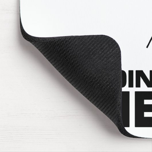 私を科学を試みる戻っています立てて下さい マウスパッド (コーナー)