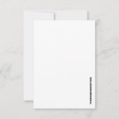 私を笑わせる サンキューカード (裏面)