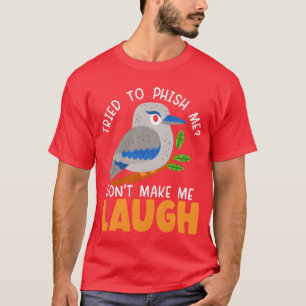 私を笑わせるKookaburra野鳥観察鳥の恋人F Tシャツ