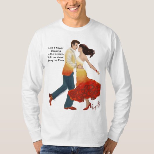 私を簡単に動かす Tシャツ (正面)