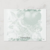 私を結び目のバレンタイン忘れて下さい シーズンポストカード (裏面)