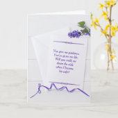 私を結婚通路まで歩いて行こう カード (黄色い花)