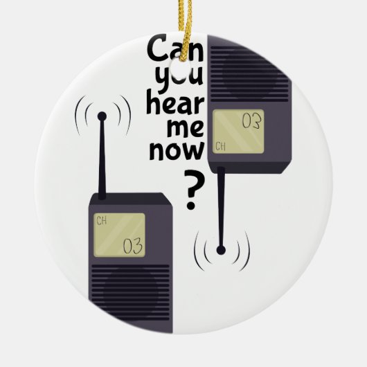 私を聞いて下さい セラミックオーナメント (正面)