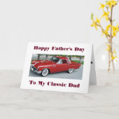 私を育てた人にとって父の日** カード (黄色い花)