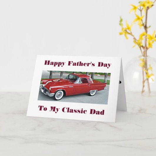 私を育てた人にとって父の日** カード (黄色い花)