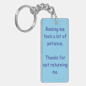 私を育ててくれて キーホルダー (正面左)