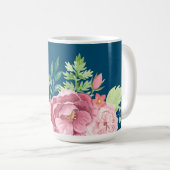 私を花開かせてくれてありがとう フラワーマグ コーヒーマグカップ (正面右)