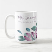 私を花開かせてくれてありがとう マグカップ (左)