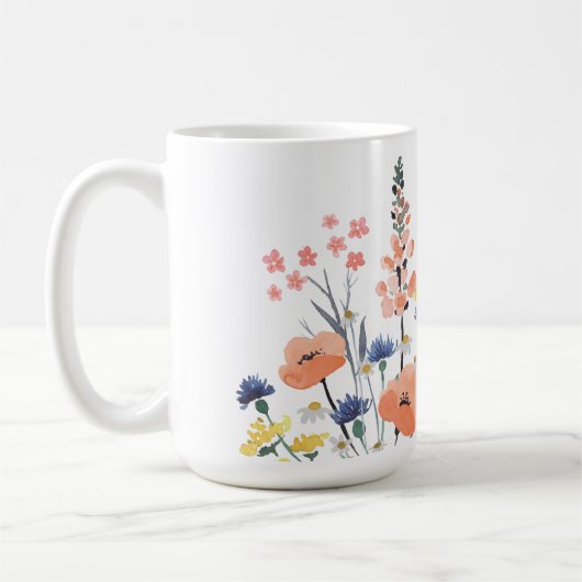 私を花開かせてくれてありがとう マグカップ (左)